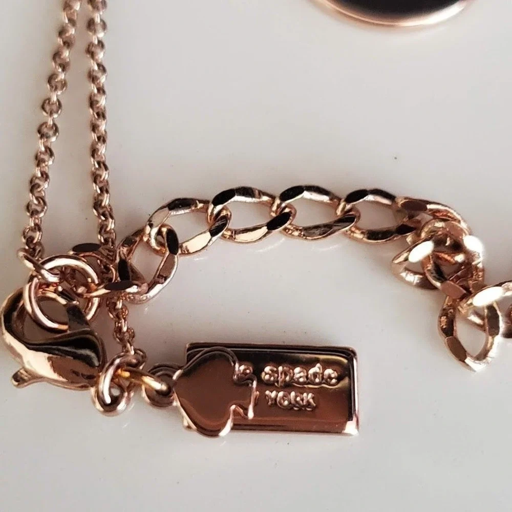 Kate Spade New York‎ Initial T Pendant Necklace Rose Gold One In A Million